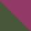 Evergreen/Hot Fuchsia Suede