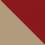 Bone/Deep Red Suede