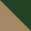Light Caramel/Evergreen Suede