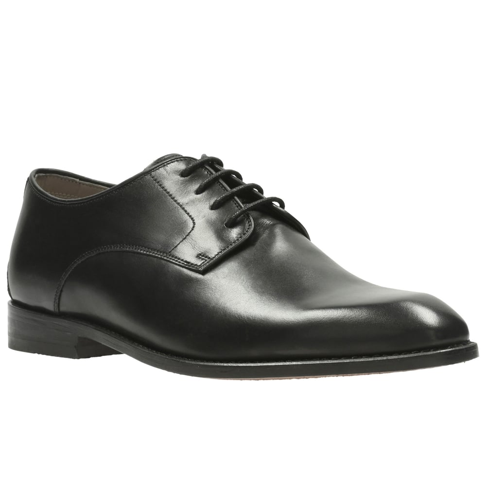 Clarks Twinley Clarks Twinley Lace 26123159 Mens Black Leather Oxfords  main image 4