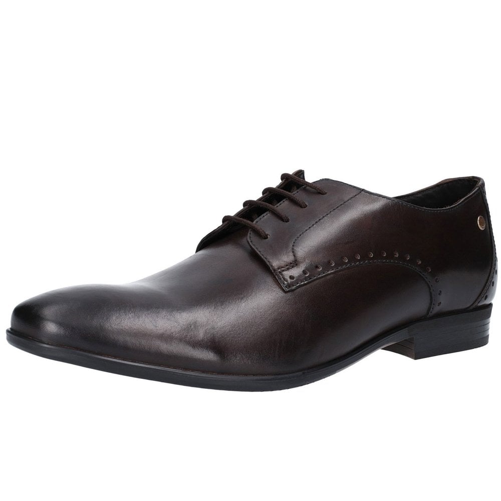 Base London Men\'s Westbury Black Leather Derby Dress Shoes Base London Men main image 2