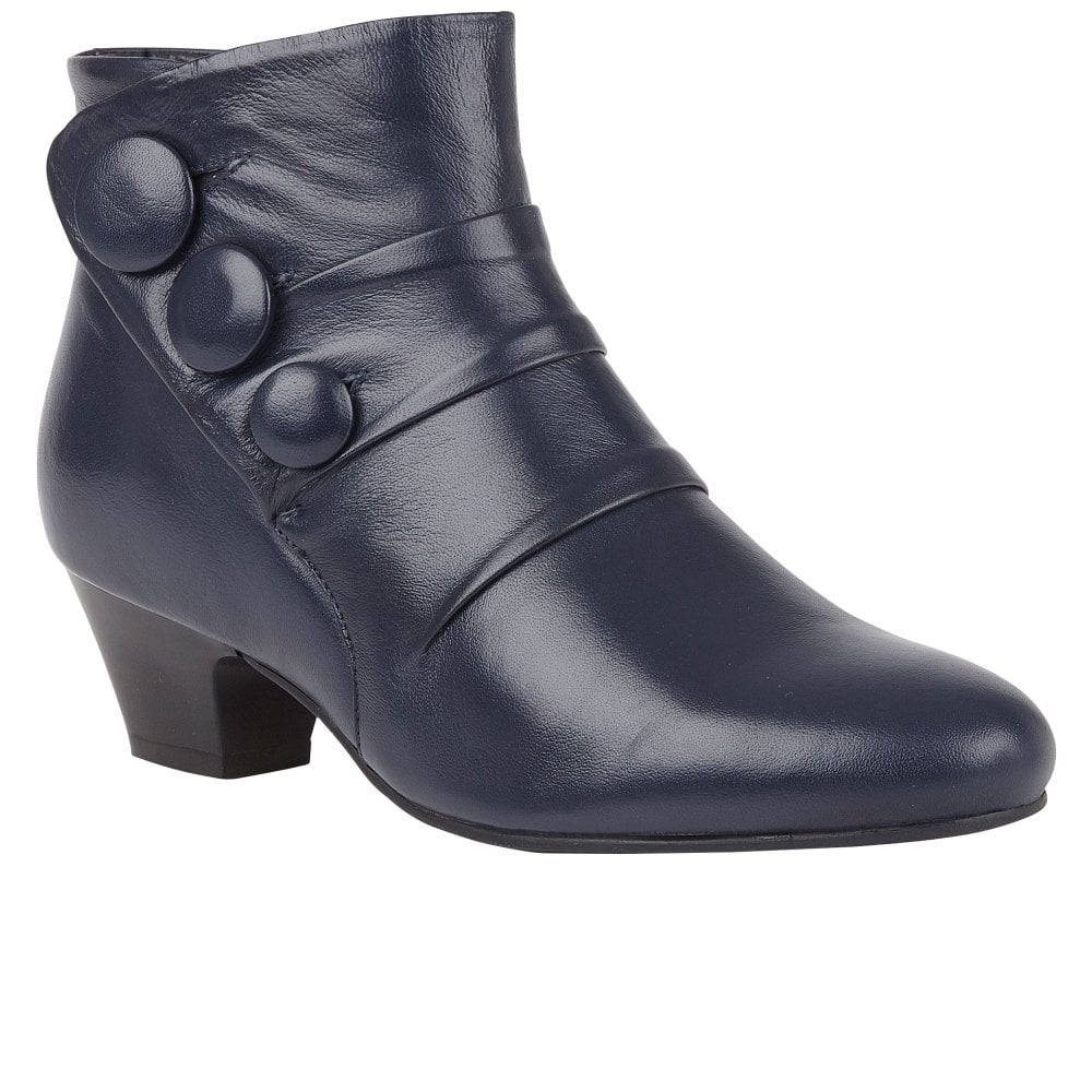 Lotus Women's Navy Prancer Ankle Boots Colour: : Size 5