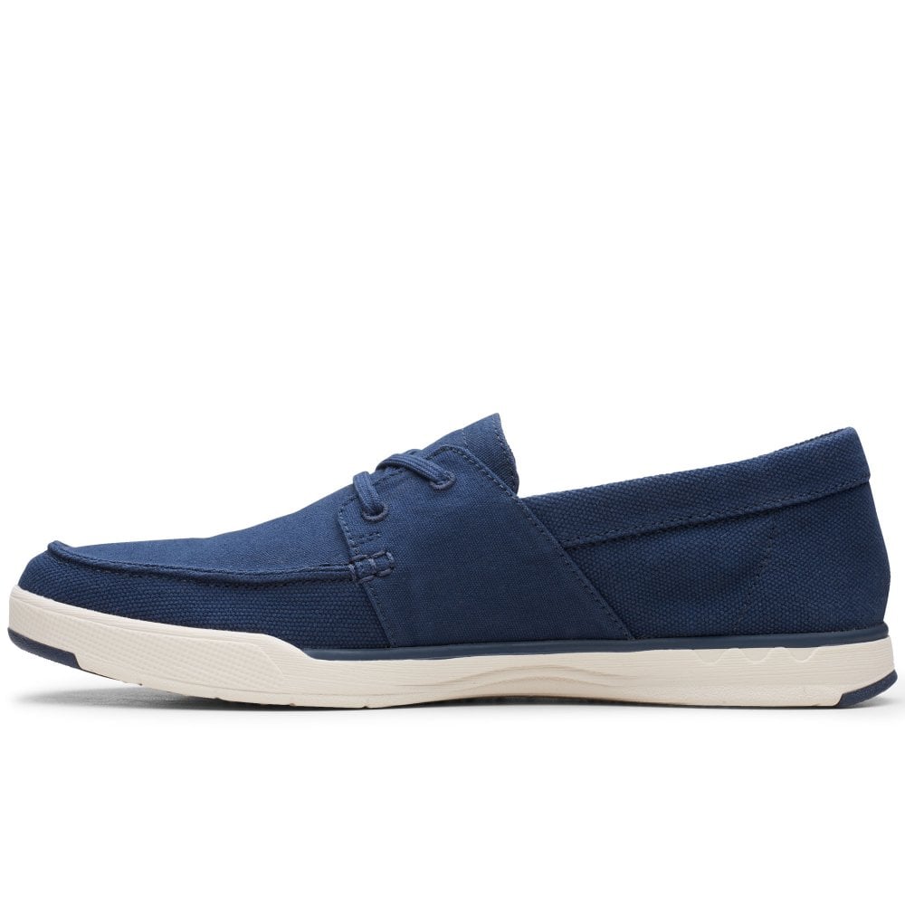 Clarks Step Isle Base Mens Casual Canvas Boat Shoes - Men  display picture 2