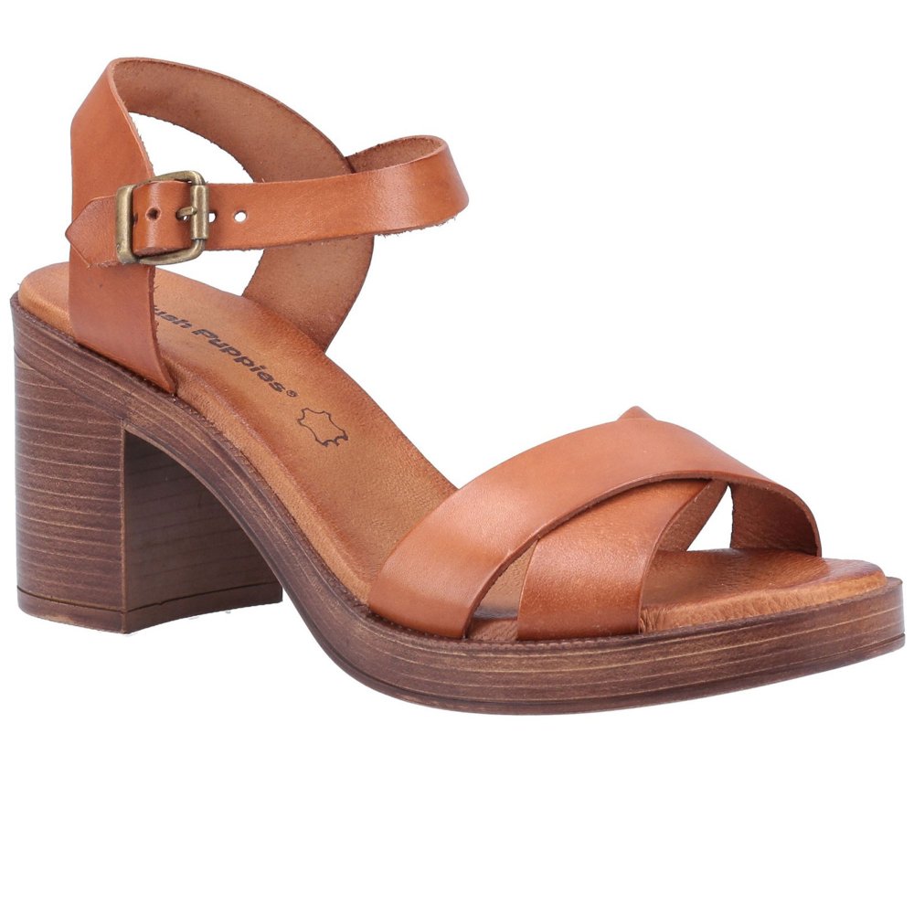 Hush Puppies Women's Brown Georgia' Sandal In Size 4 - Image 3