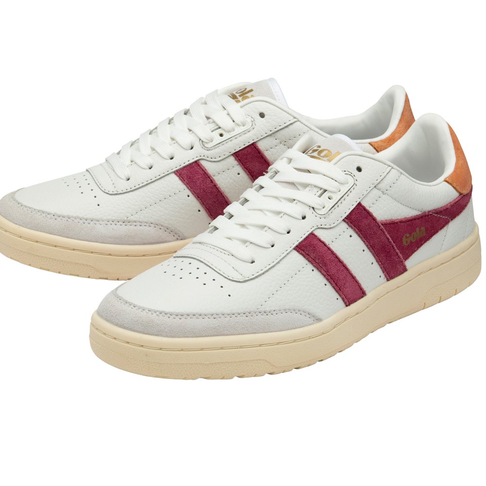 Gola Women's White/Cerise Falcon Trainers Colour: : Size 3 - Image 2