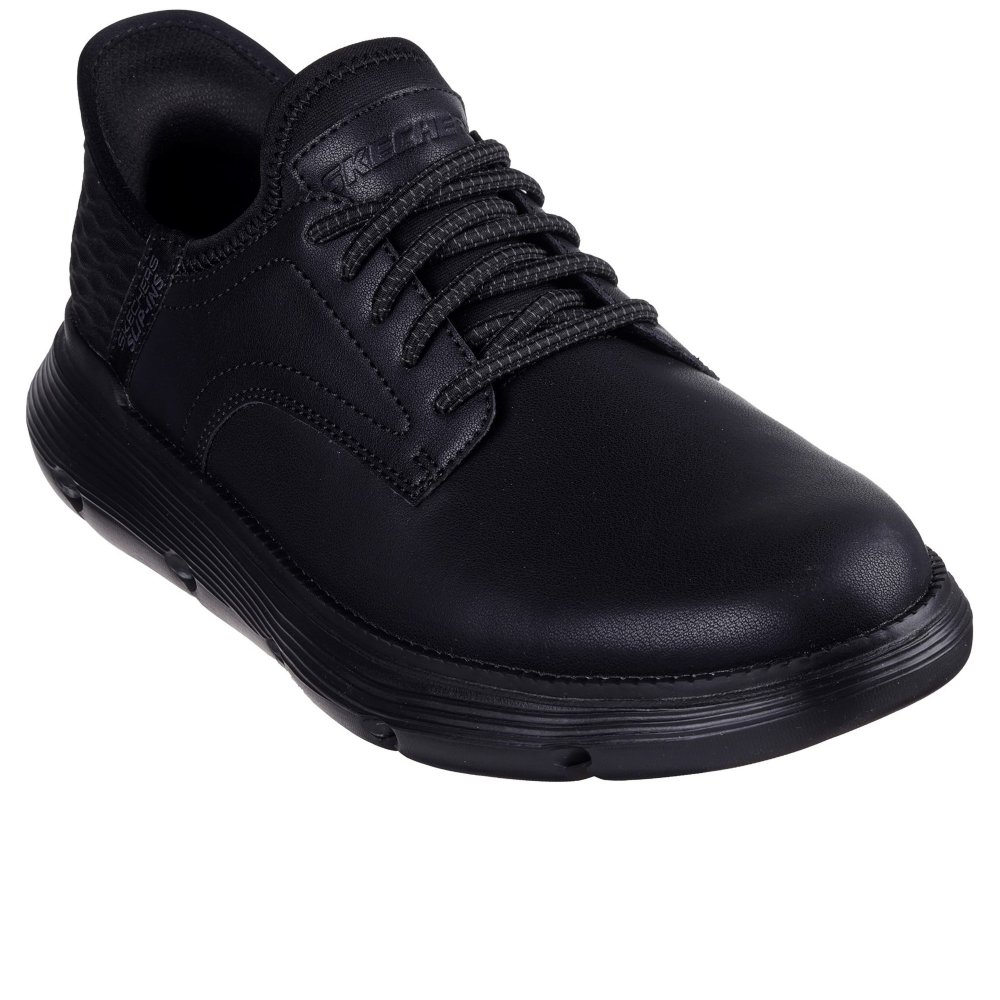 Skechers Men's Black Slip-Ins Garza Shoe Wide Fit - Image 3