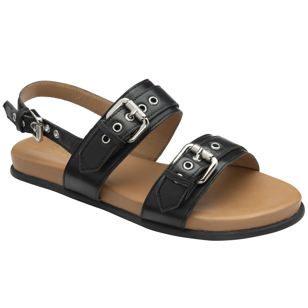 Ravel Women's Black Sorbie Sandals Colour: : Size 7