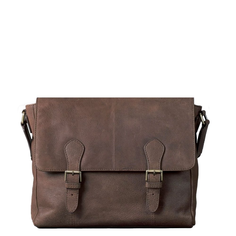 Lakeland Leather Chocolate Lea Hutton Messenger Bag Colour: Size: One Size