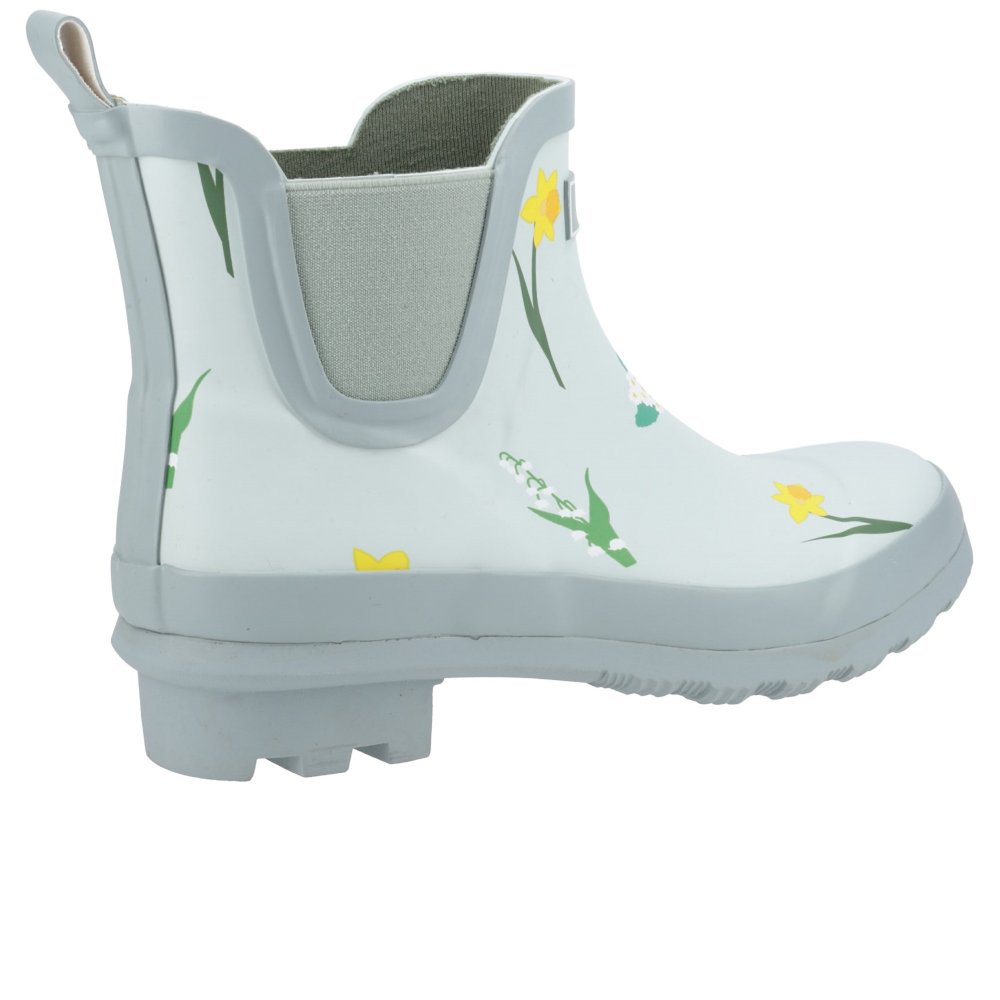 Cotswold Wildflower Ankle Wellingtons - Pale Green - Size 8 (41) - Image 6