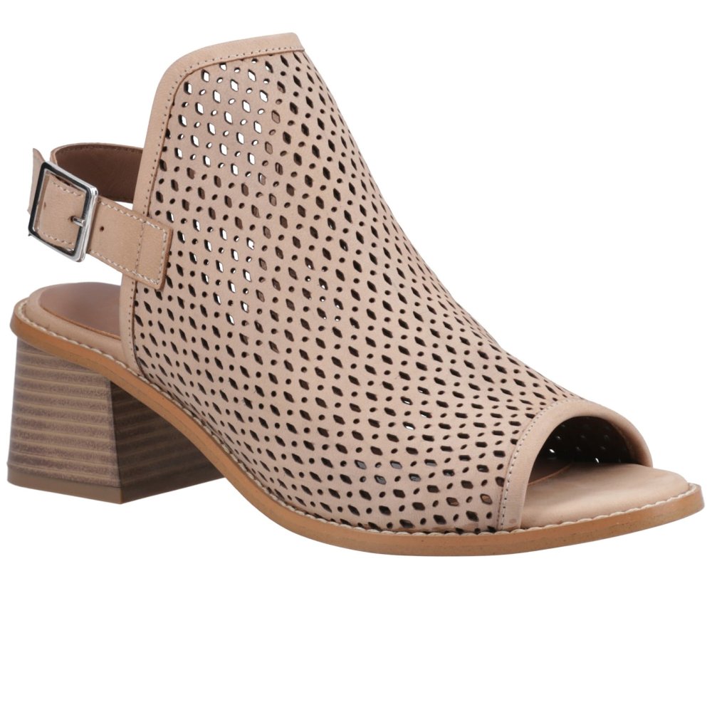 Hush Puppies Women's Taupe Louise Heeled Sandal In Size 3 - Image 6