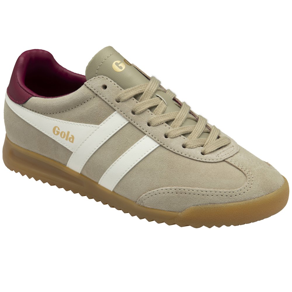 Gola Women's Bone/Off White/Cerise Torpedo Trainers Colour: : Size 9