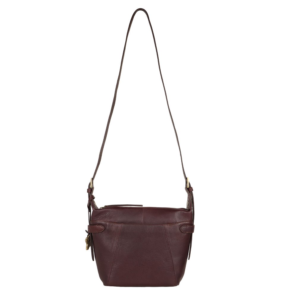 Lakeland Leather Women's Burgundy Newby Crossbody Bag Colour: Size: One Size