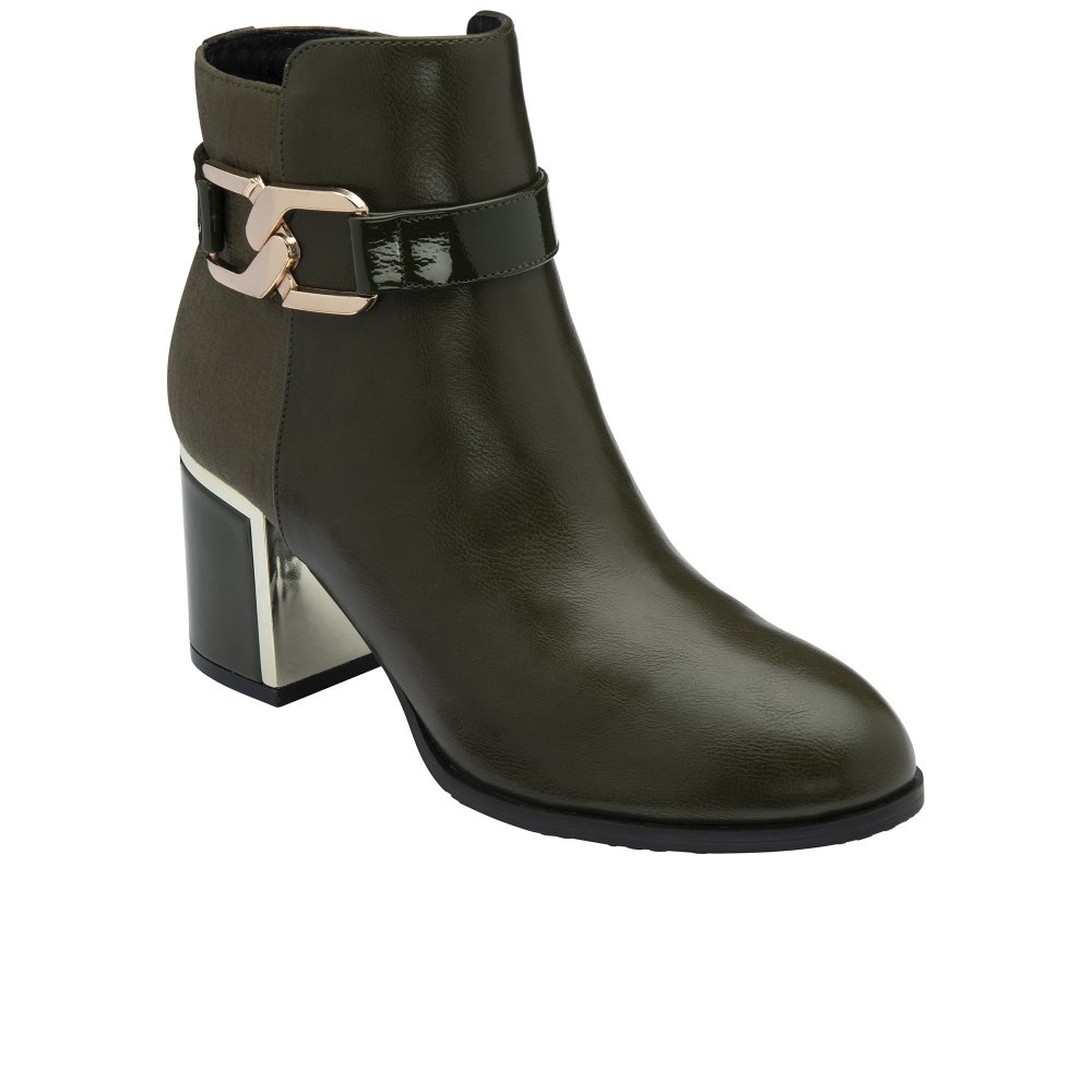 Lotus Women's Khaki Adelaide Ankle Boots Colour: : Size 7