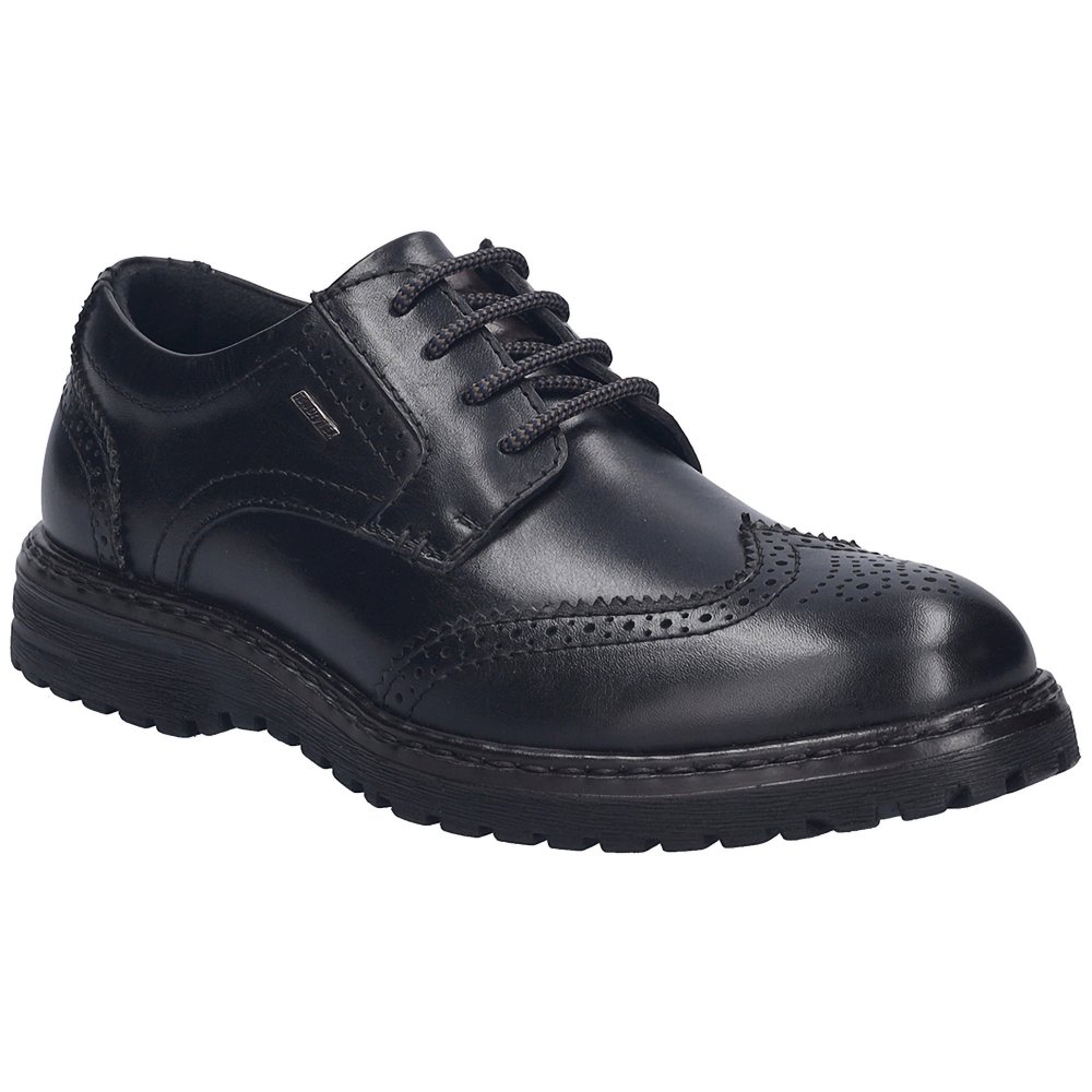 Josef Seibel Erroll 59 Mens Brogue Shoes Colour: Black, Size: 7 / 41