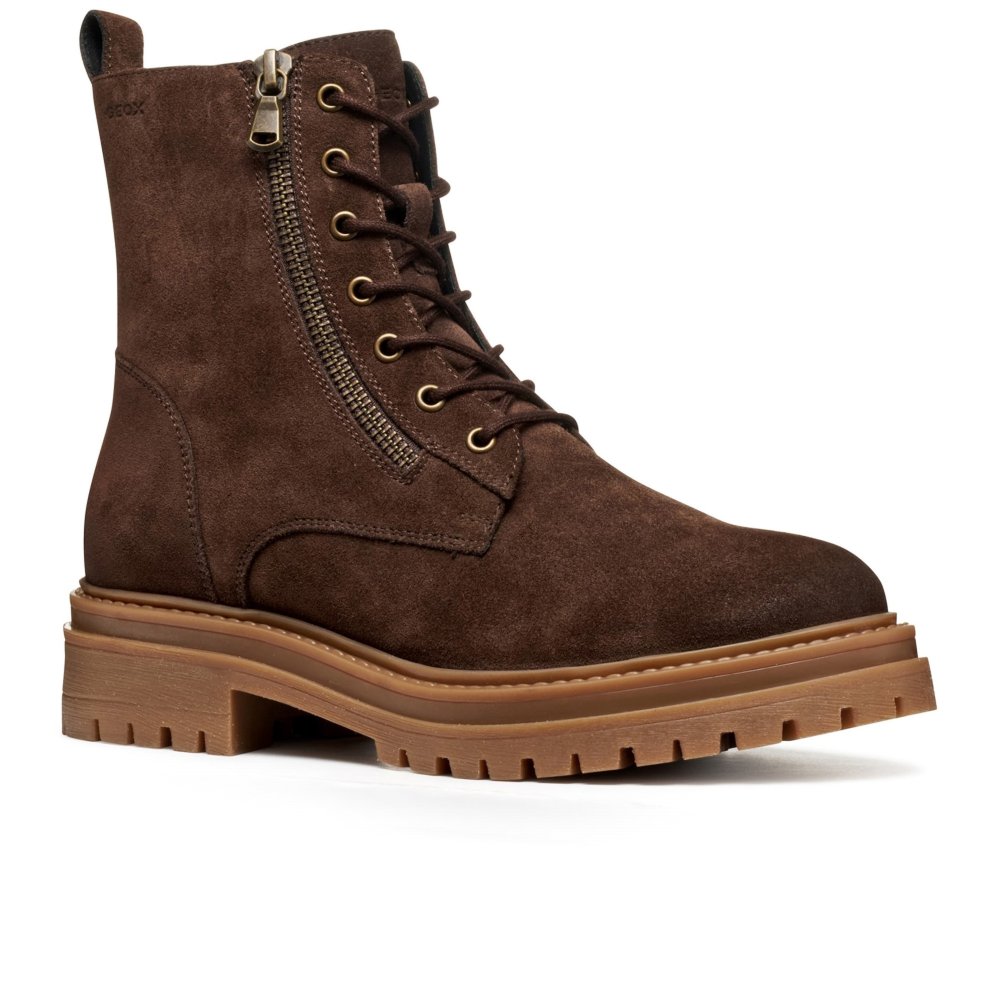 Geox Women's Brown Boots Iridea F - Image 5