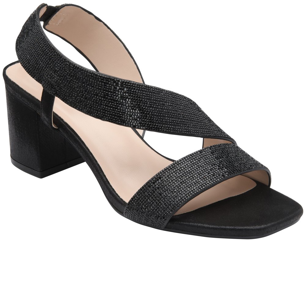 Lotus Women's Black Galacia Heeled Sandals Colour: : Size 7