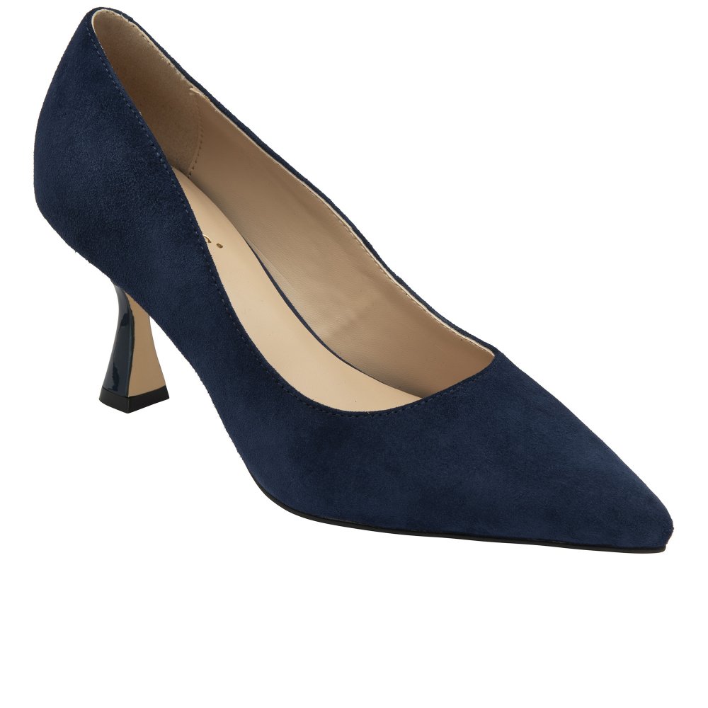 Lotus Women's Navy Suede Lilian Court Shoes Colour: : Size 6