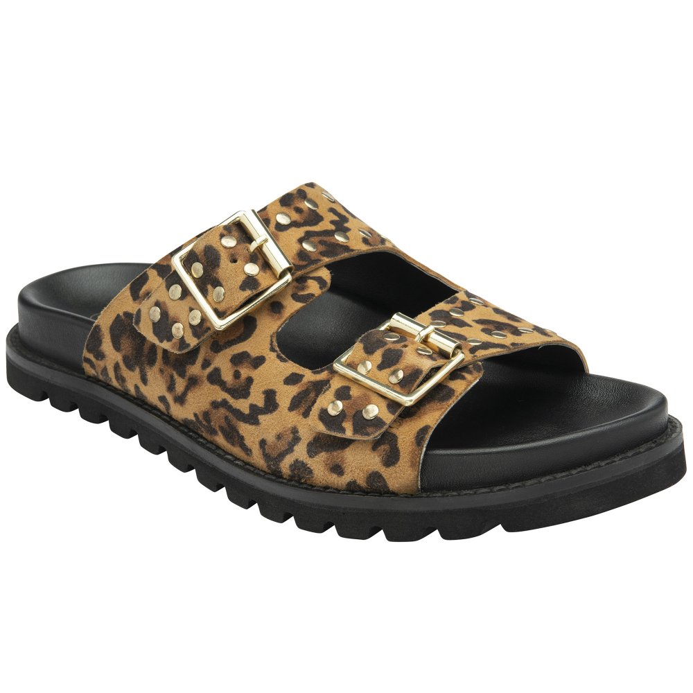 Lotus Women's Leopard Conti Sandals Colour: : Size 6