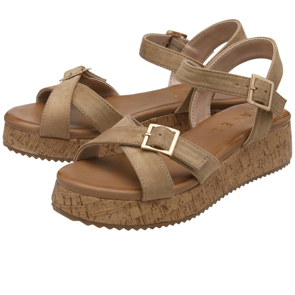 Ravel Women's Beige 'Eals' Platform Sandals In | : Size 8 - Image 4