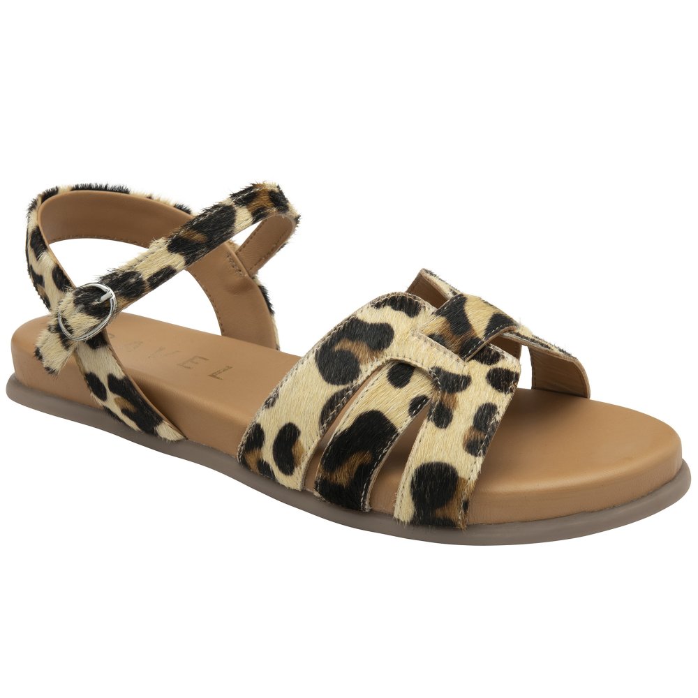 Ravel Women's Leopard Print Keld Sandals Colour: : Size 8