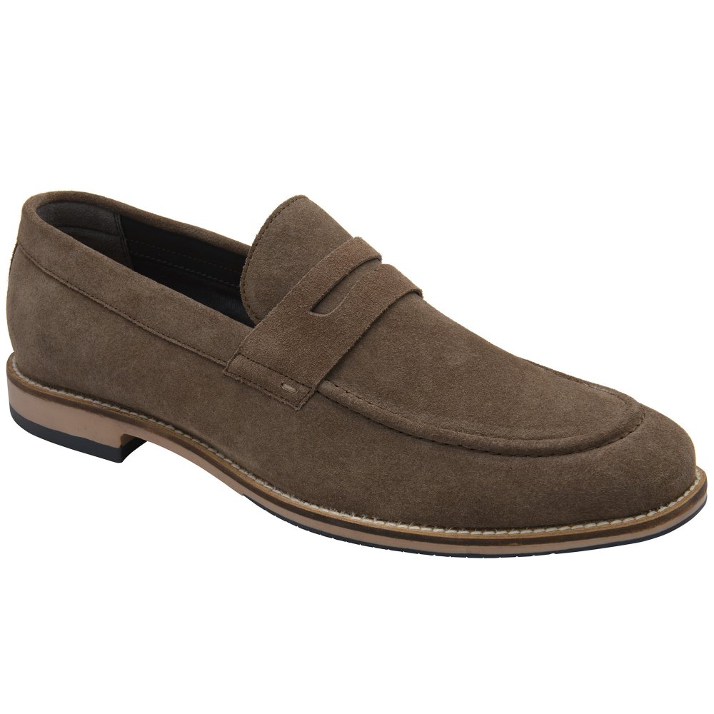 Frank Wright Men's Almond Suede Turnbull Loafers Colour: : Size 12