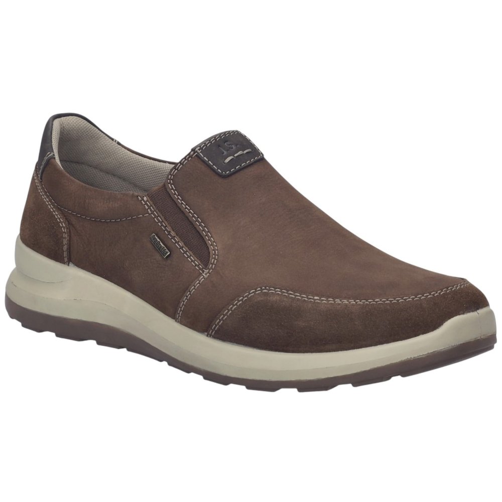 Josef Seibel Marley 52 Mens Slip On Shoes Colour: Braun Kombi Leather, Size: 7 / 41