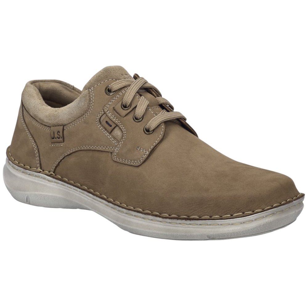 Josef Seibel New Anvers 36 Mens Wide Fit Shoes Colour: Sand, Size: 6.5 / 40