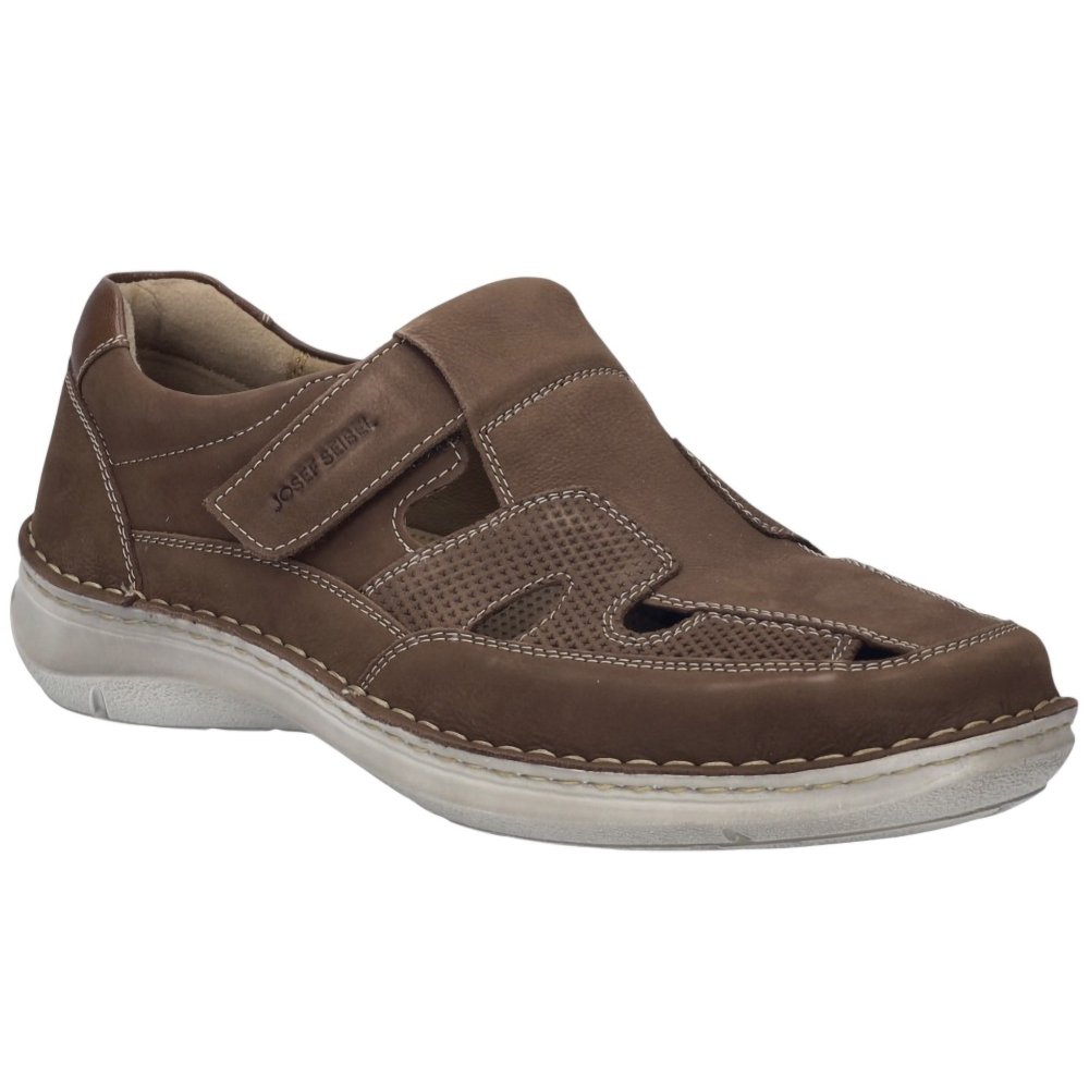 Josef Seibel New Anvers 81 Mens Wide Fit Shoes Colour: Brown (braun), Size: 6.5 / 40