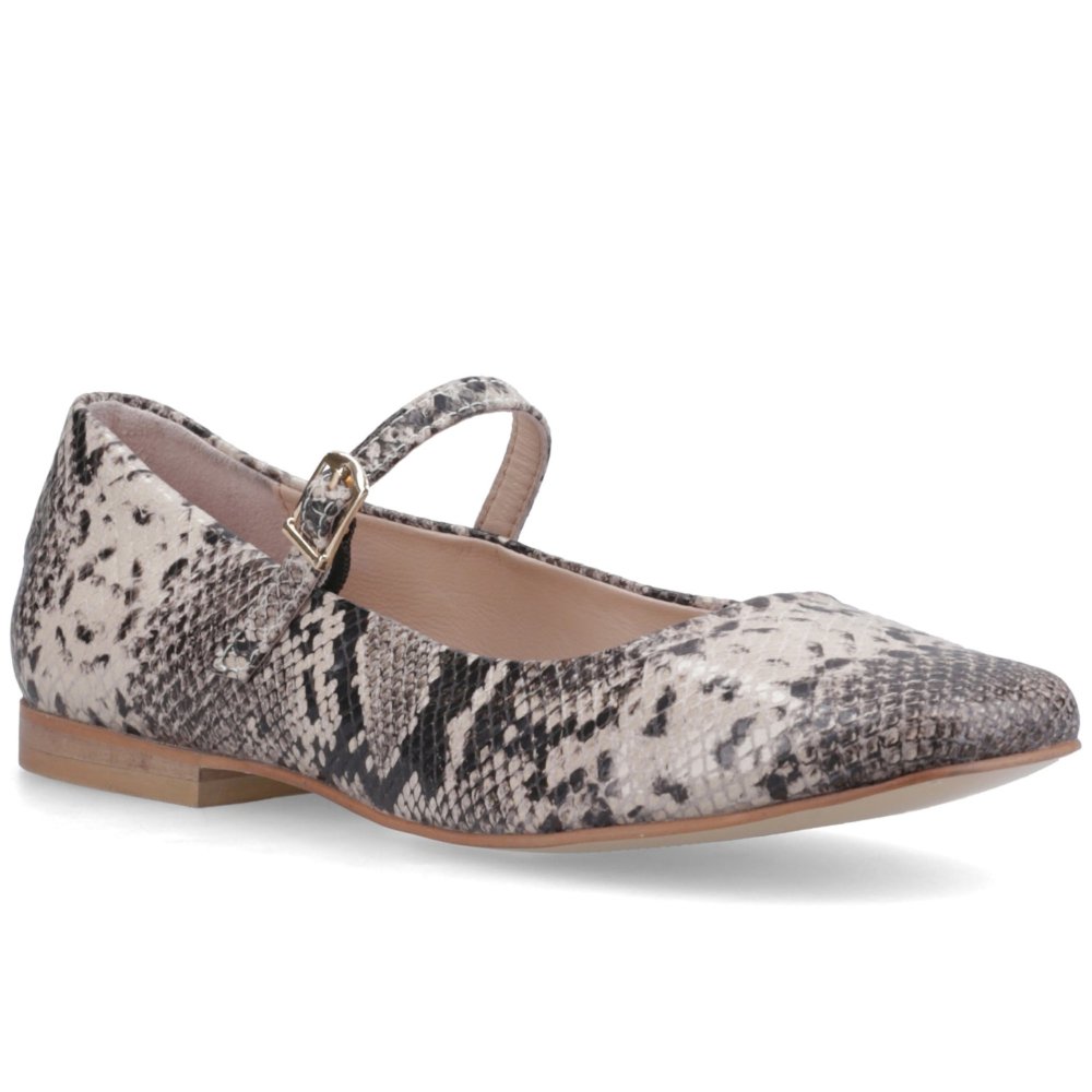 Hush Puppies Women's Pasha Leather Ballerina | Size: 6 - Image 4