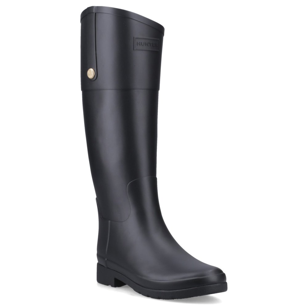 Hunter Women's Black Refined Riding Boots Colour: : Size 8