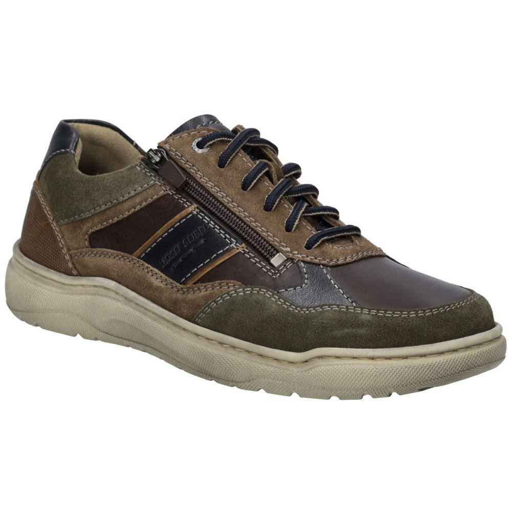 Josef Seibel Baxter 06 Mens Wide Fitting Trainers Colour: Multicolour, Size: 7 / 41