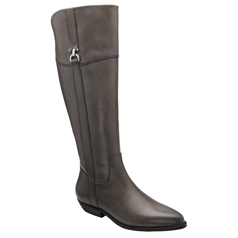 Ravel Women's Grey Forge Knee High Boots Colour: : Size 4