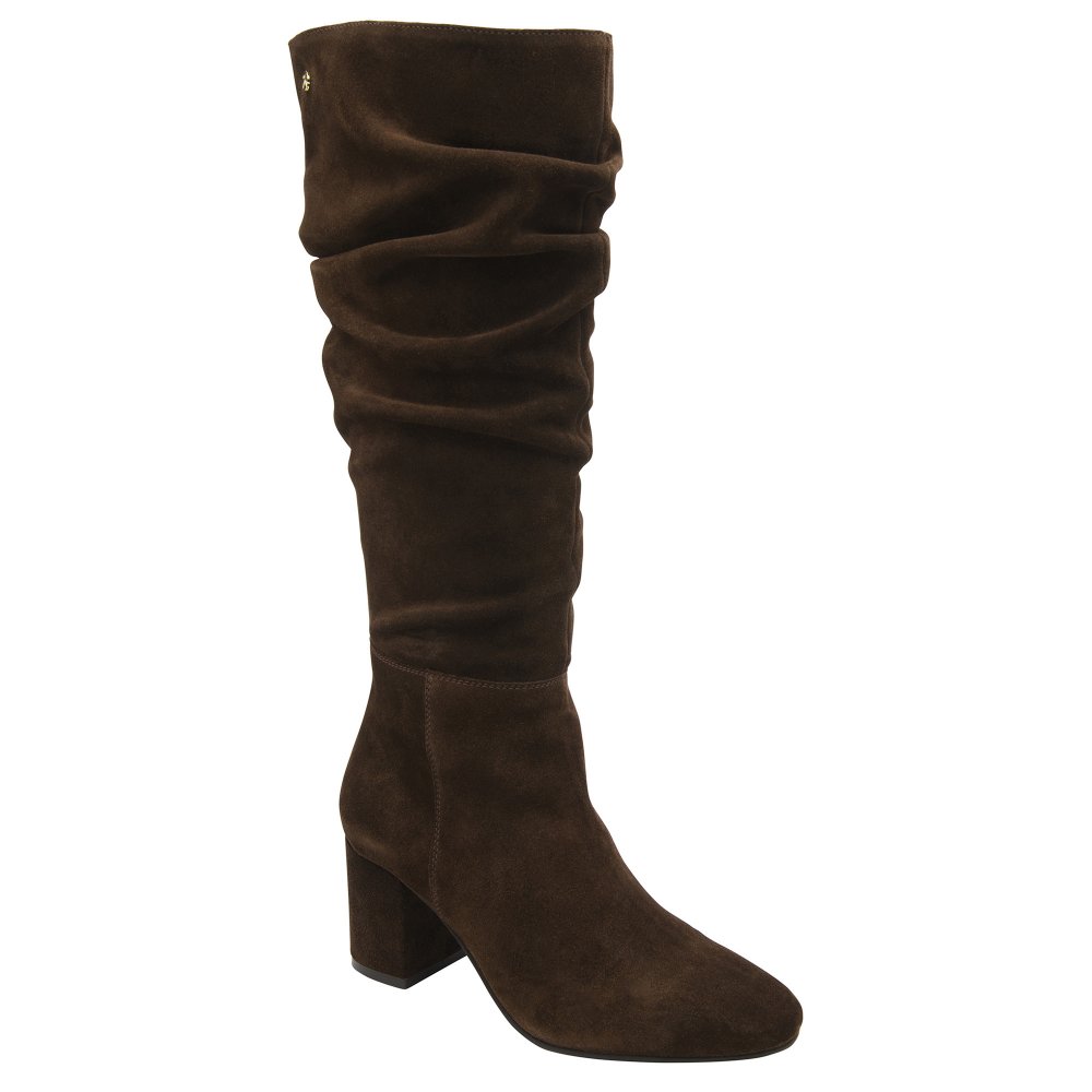 Ravel Women's Brown Suede Farley Knee High Boots Colour: : Size 7