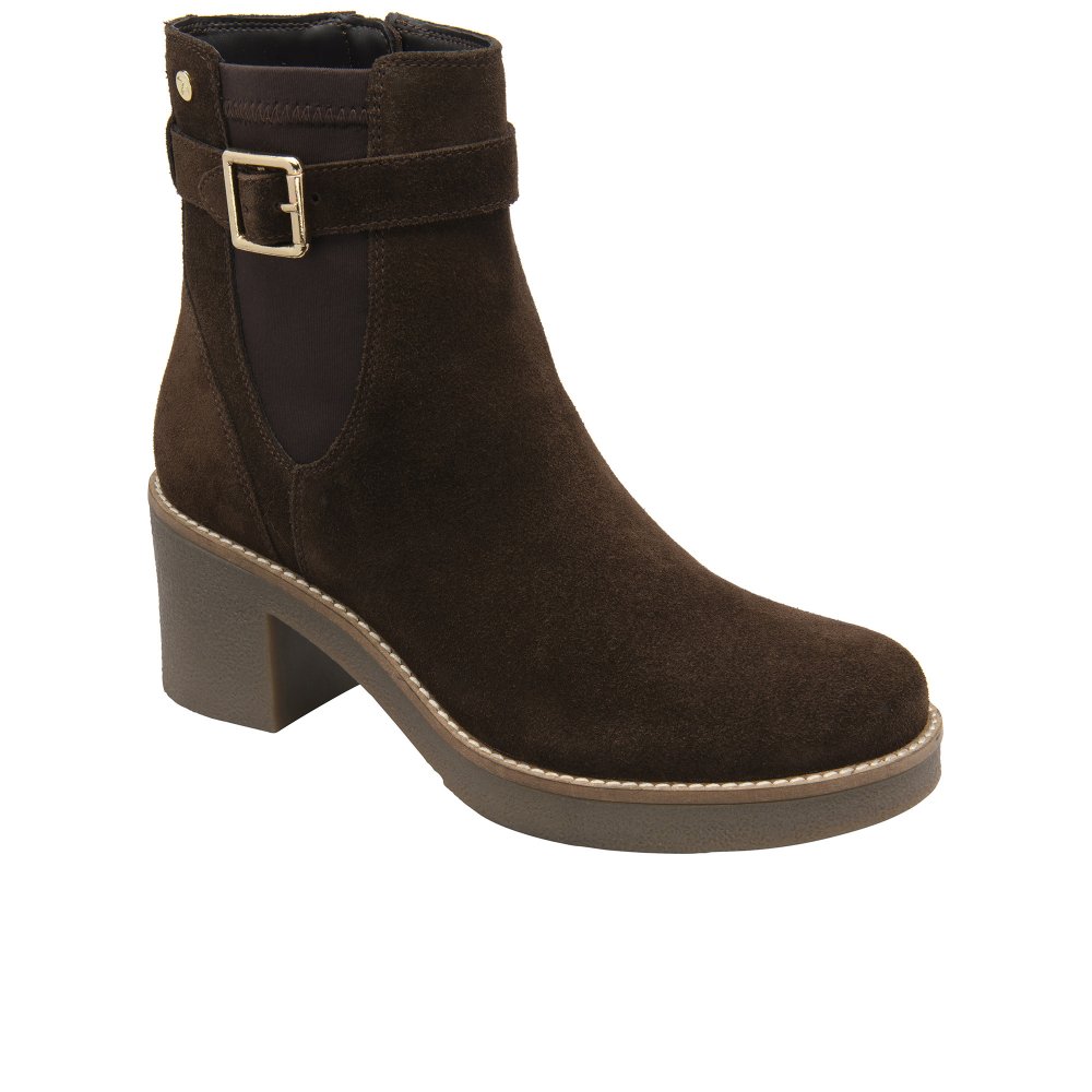 Ravel Women's Brown Suede Hodson Ankle Boots Colour: : Size 5