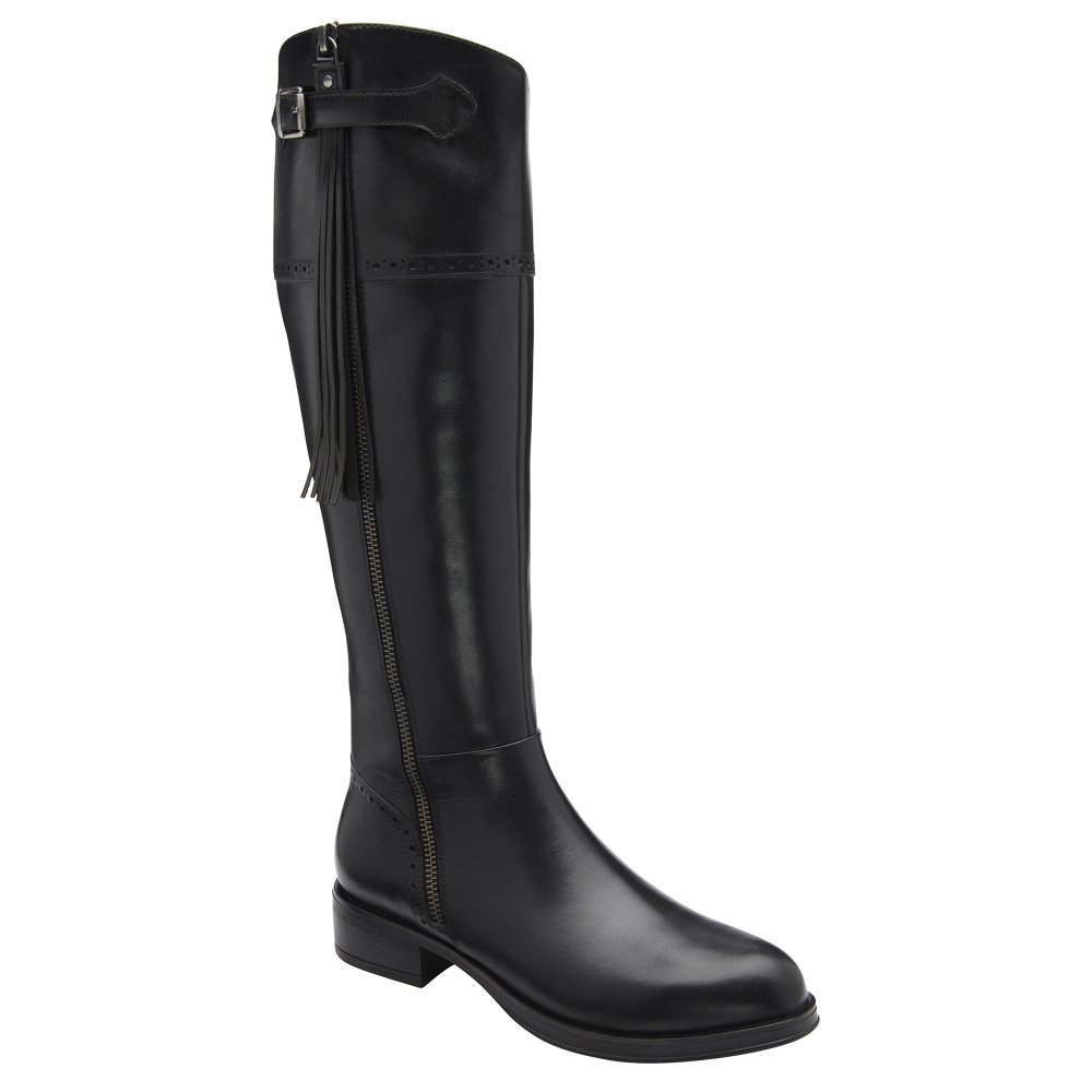 Ravel Women's Black Rowton Knee High Boots Colour: : Size 5