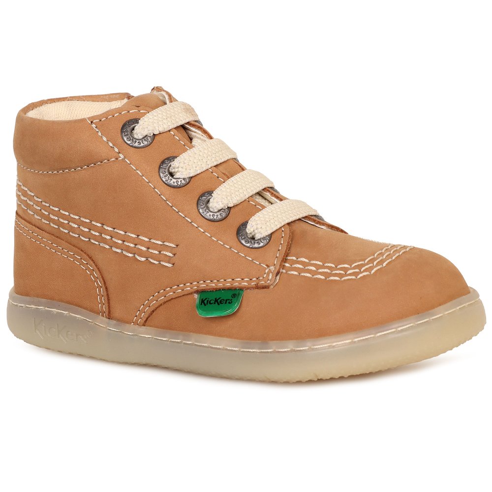 Kickers Baby Girls Playflex Hi LeatherAnkle Boot - Image 2