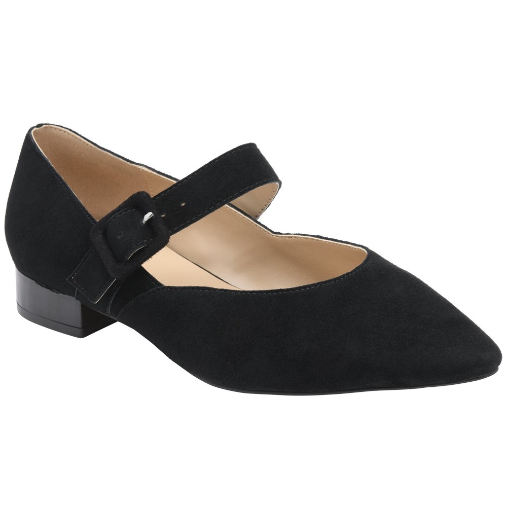 Lotus Women's Black Suede Verbena Mary Jane Pumps Colour: : Size 4
