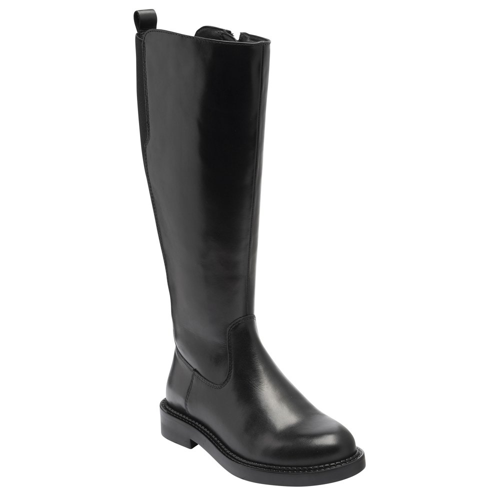 Lotus Women's Black Arno Leather Knee High Boots - Image 3
