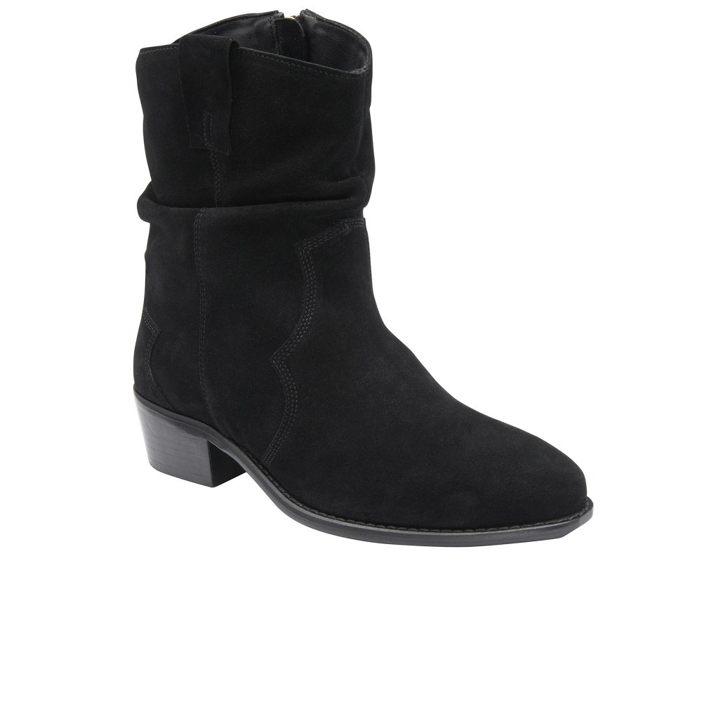 Lotus Women's Black Suede Dolly Ankle Boots Colour: : Size 8