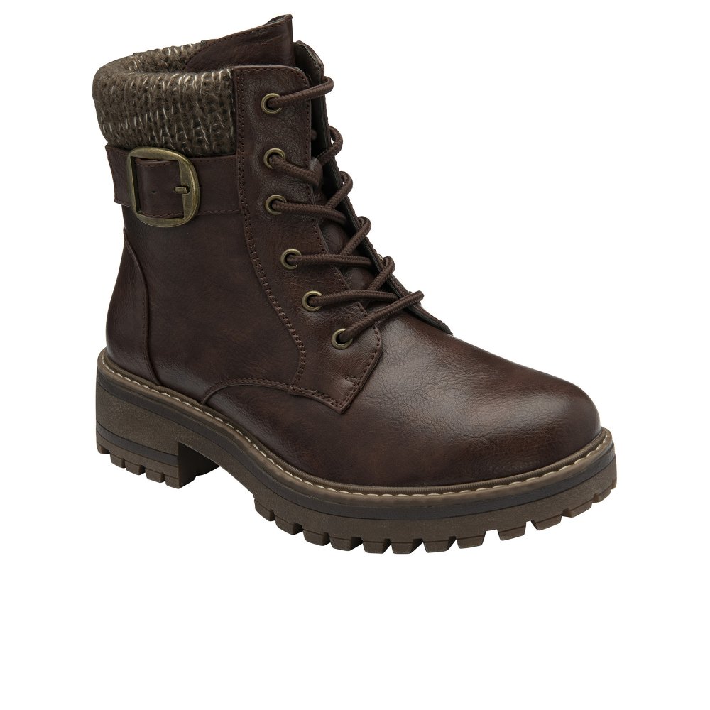 Lotus Women's Brown Gretal Wide Fit Ankle Boots Colour: : Size 3