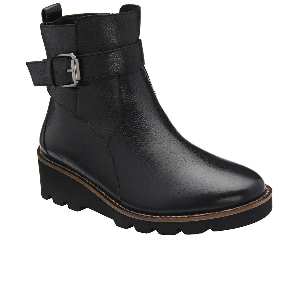 Lotus Women's Black Lynx Ankle Boots - Size 7 - Image 2