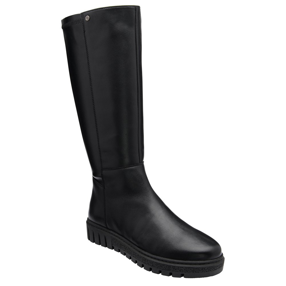 Lotus Women's Black Sable Knee High Boots Colour: : Size 4