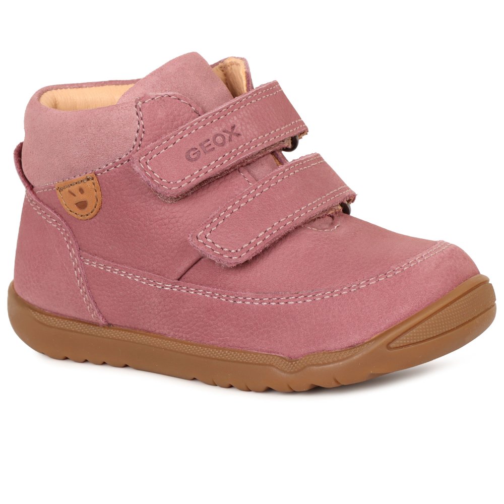 Geox Girls Dark Pink Nub B Macchia Infant Boots Colour: : Size 7.5 Kids