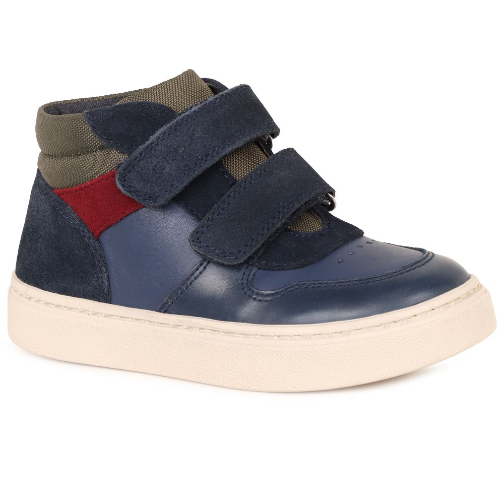 Geox Boys Denim/Dark Green B Nashik Infant Boots Colour: : Size 7 Kids - Image 3