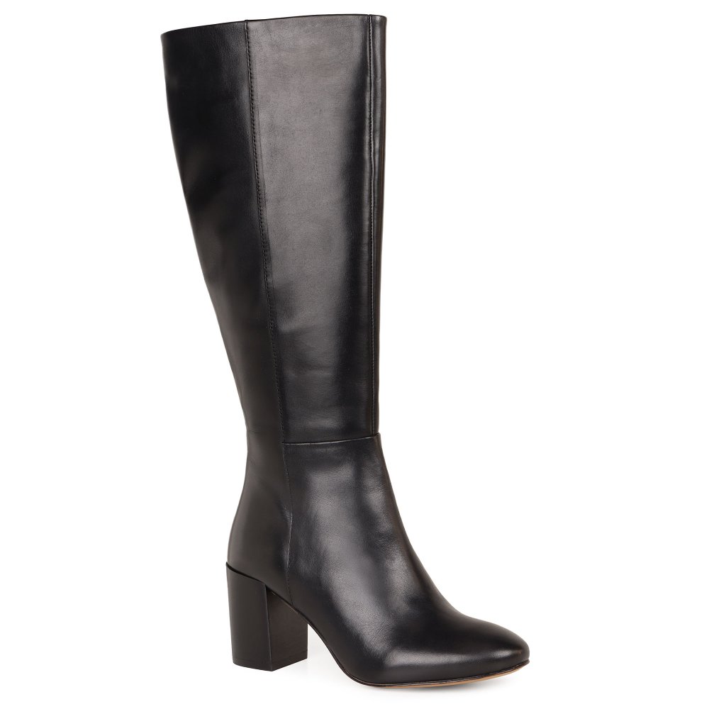 Jones Bootmaker Women's Black Neptune (S) Knee High Boots Colour: : Size 7