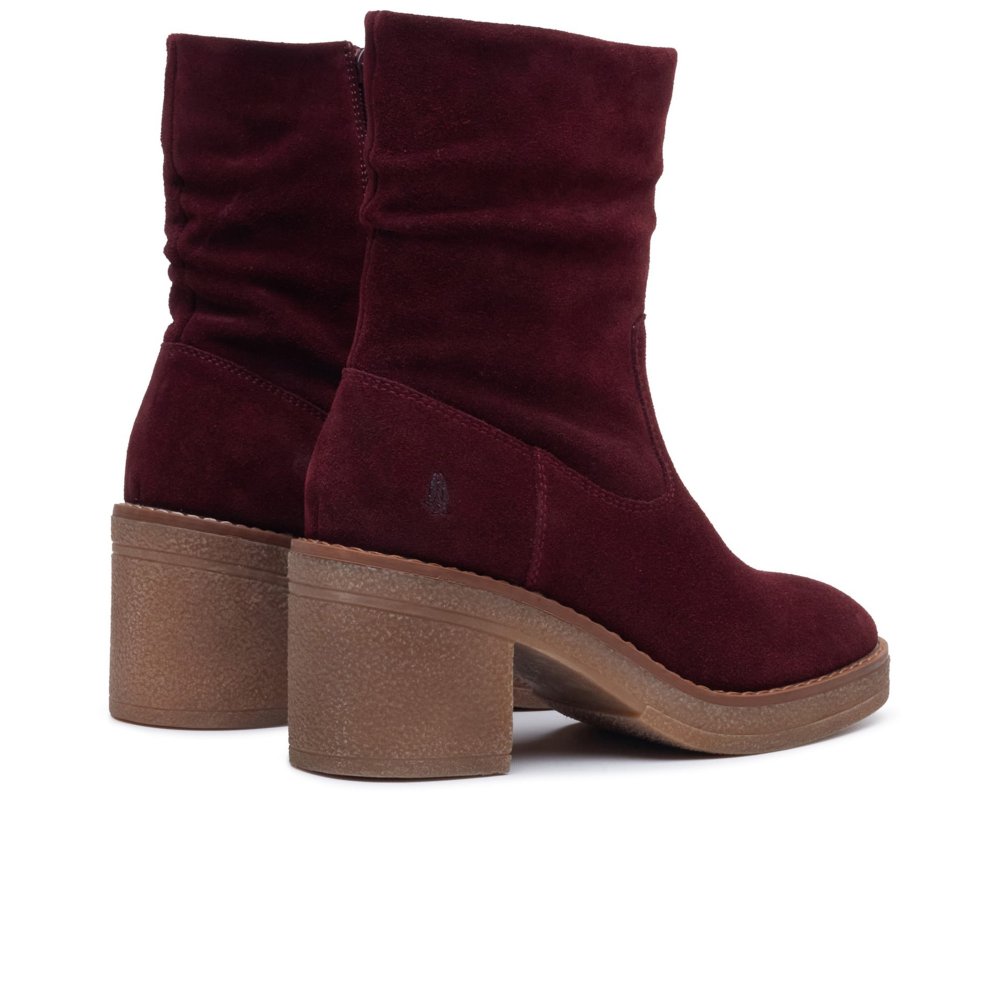 Hush Puppies Women's Plum Flora Ruched Boot In | : Size 4 - Image 2