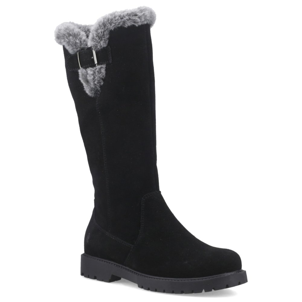 Hush Puppies Women's Black Honor Long Boot Tall Boots - Size 7 - Image 7