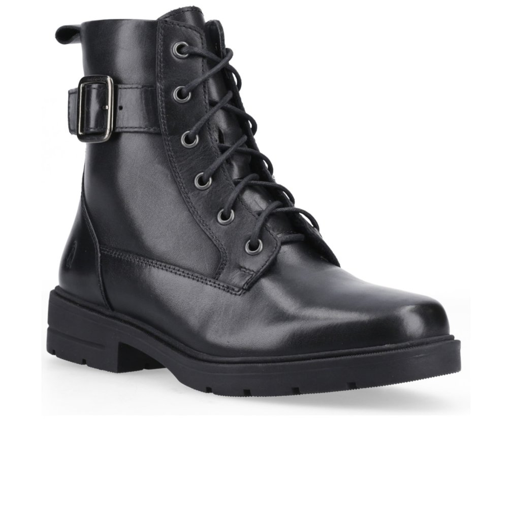 Hush Puppies Women's Black Teagan Biker Boot In | Size: 5 - Image 4