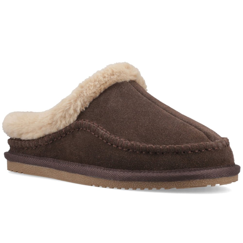Hush Puppies Chocolate Anika Slippers - Image 6