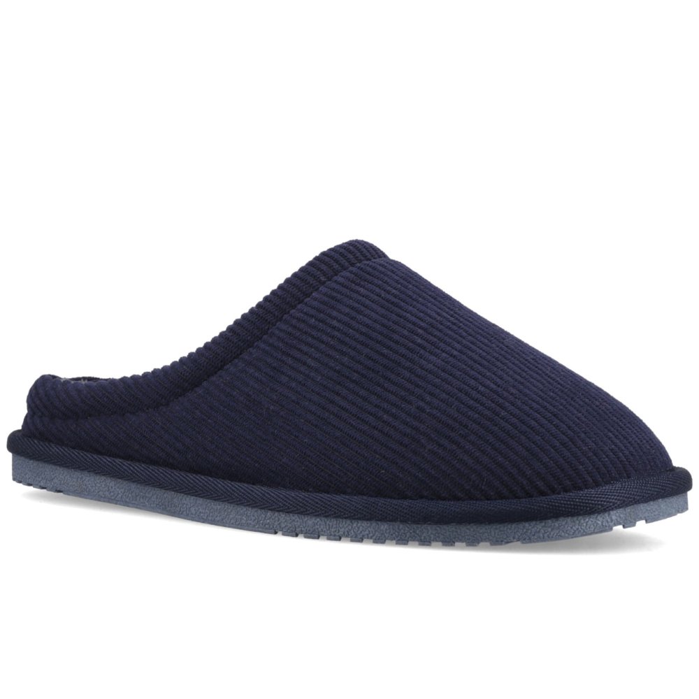 Hush Puppies Men's Navy Calvin Slippers Colour: : Size 9